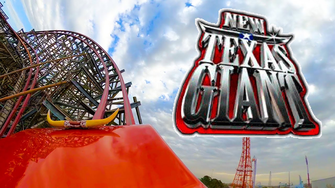New Texas Giant Roller Coaster! 4K POV! Multi-Angle Six Flags Over Texas