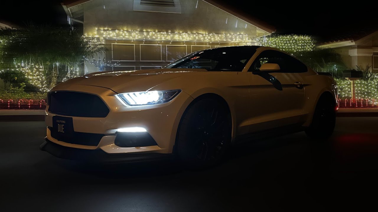 Тюнинг моего Mustang Ecoboost 2017 + ночная поездка от первого лица 🌙 (Советы по стилю и производ...