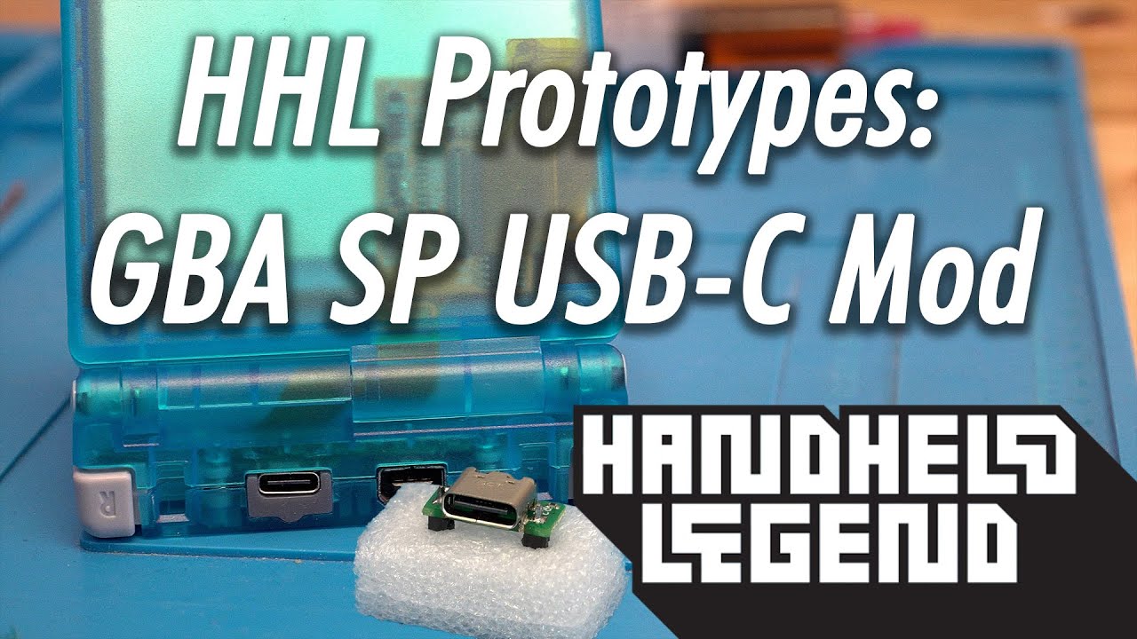 HHL Prototypes: GBA SP USB-C Mod