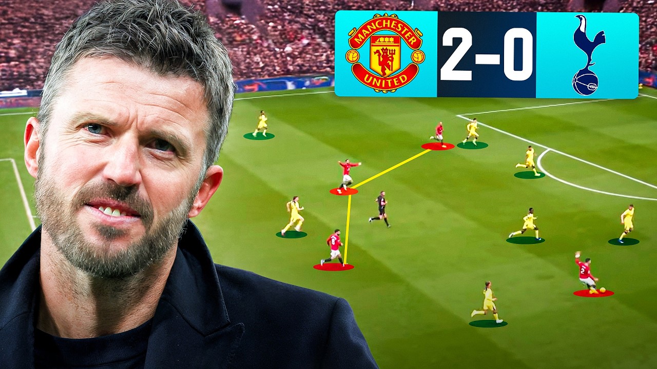 Man United's Possession TRAP vs Spurs | Carrick's Genius Revealed
