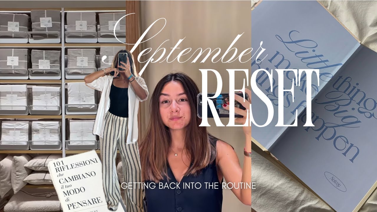 HELLO SEPTEMBER🍃🧺| Getting back into the routine & cleaning/decluttering