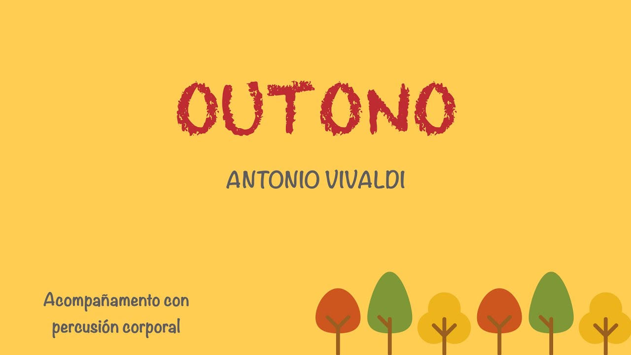 Musicograma Outono Vivaldi con percusión corporal