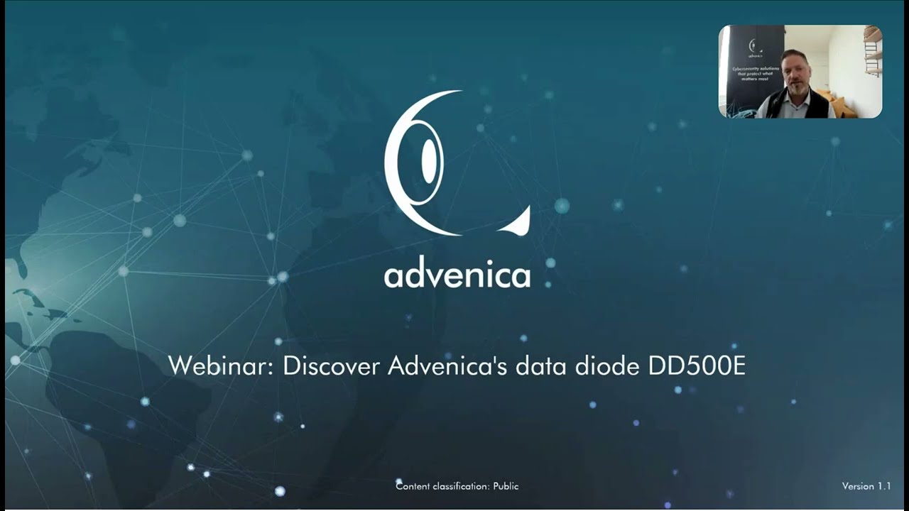Webinar: Discover Advenica's data diode DD500E