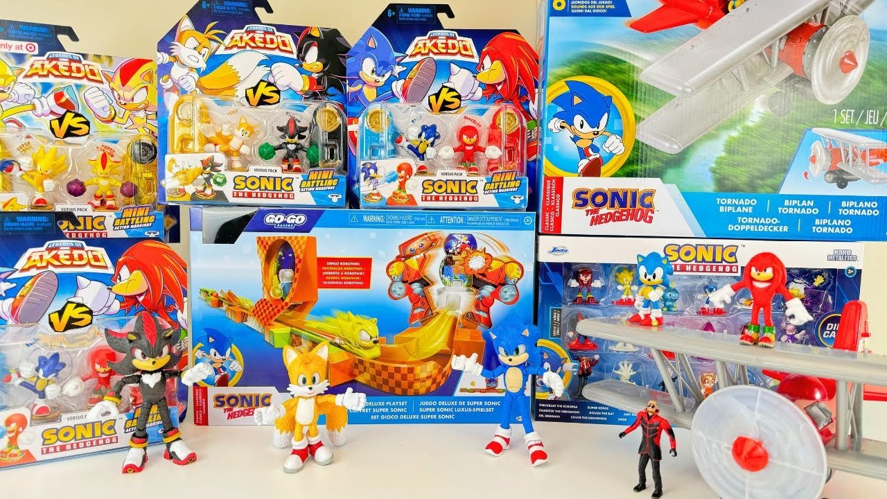 Sonic The Hedgehog Toys Unboxing Review | Tornado Airplane