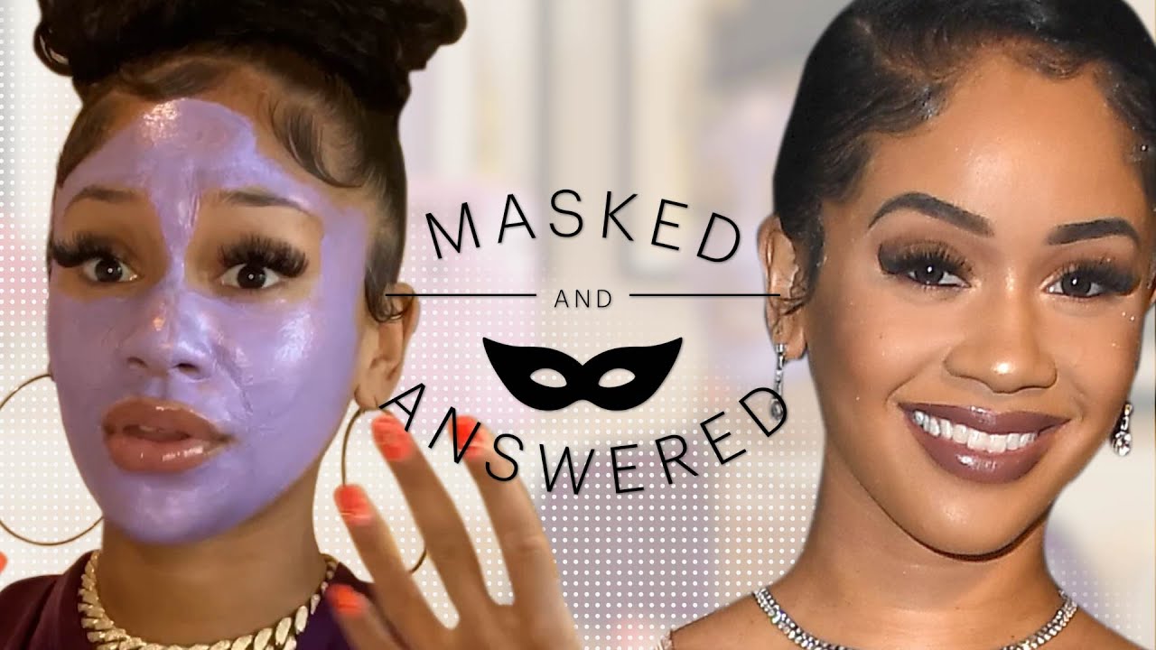 Saweetie Reveals Her 'Guilty Pleasure' Beauty Ritual | Masked and Answered | Marie Claire