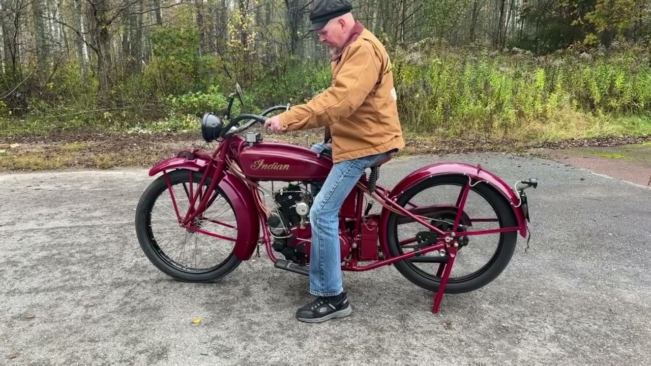 Indian, modell Chief med sidovagn, 1924, USA