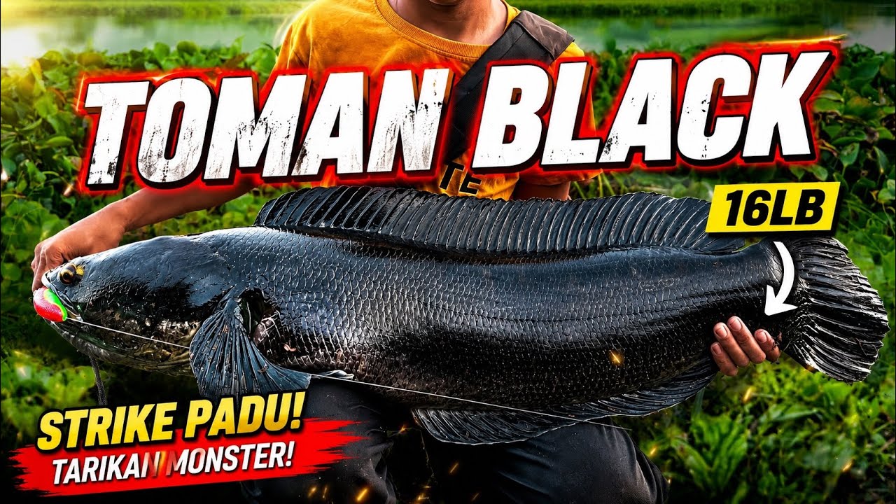 Toman Black 16LB di Lombong Viral Kamunting ‼️🦈