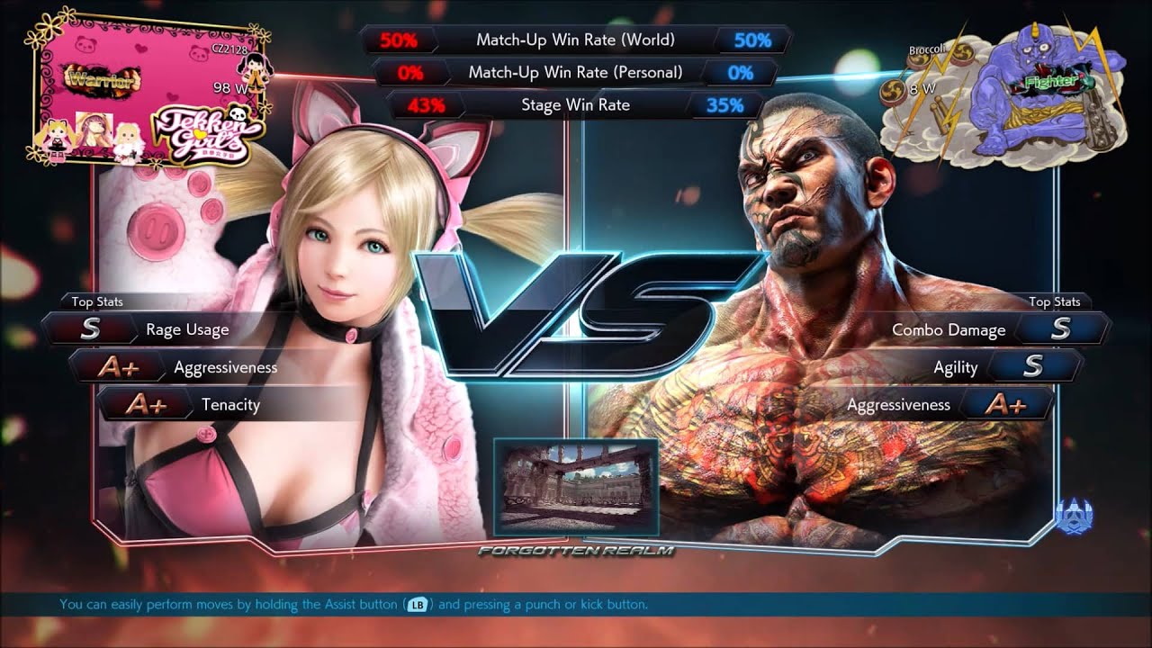 Tekken 7 Lucky Chloe vs Fahkumram online