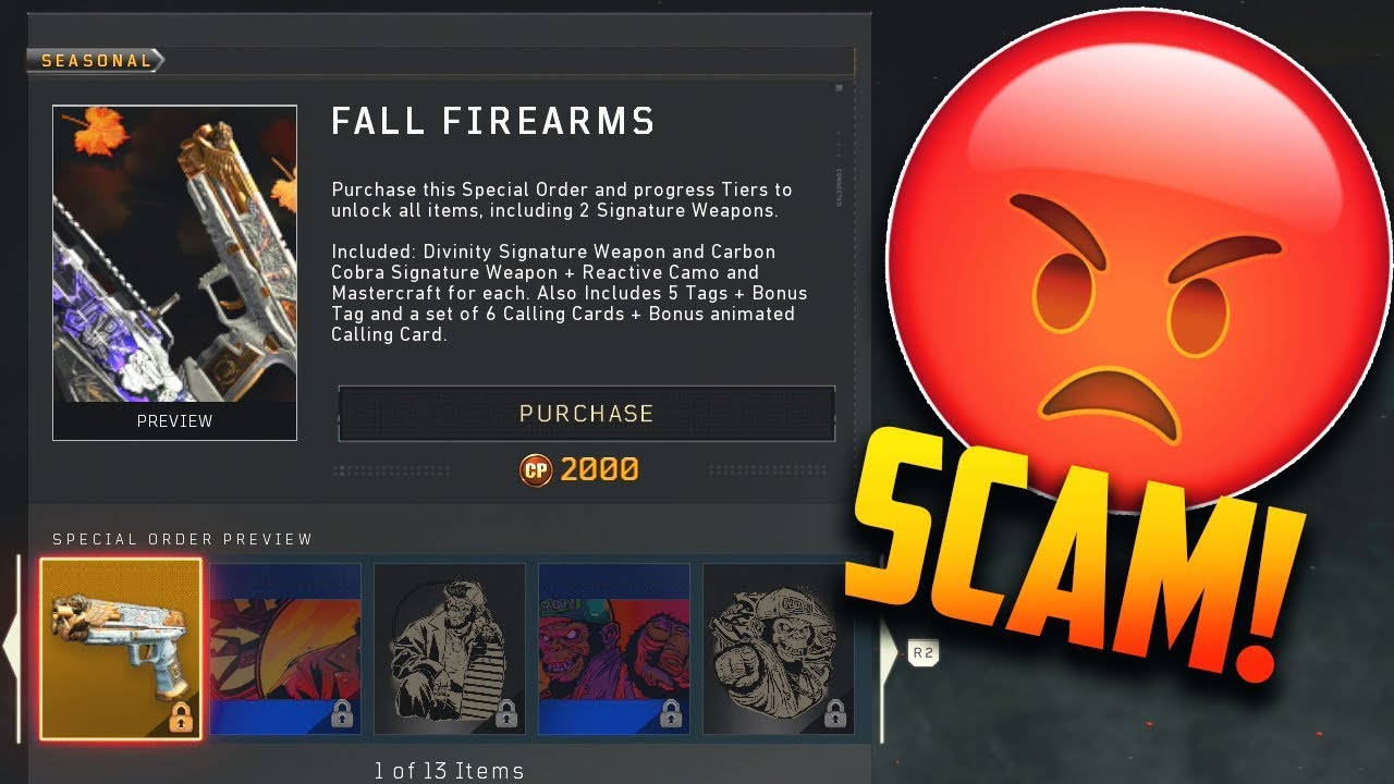 The Black Ops 4 Black Market SCAM