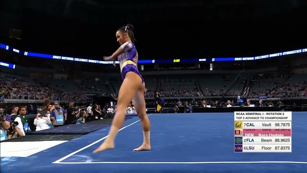 Aleah Finnegan Floor LSU @ NCAA Semifinals 2023 9.9625