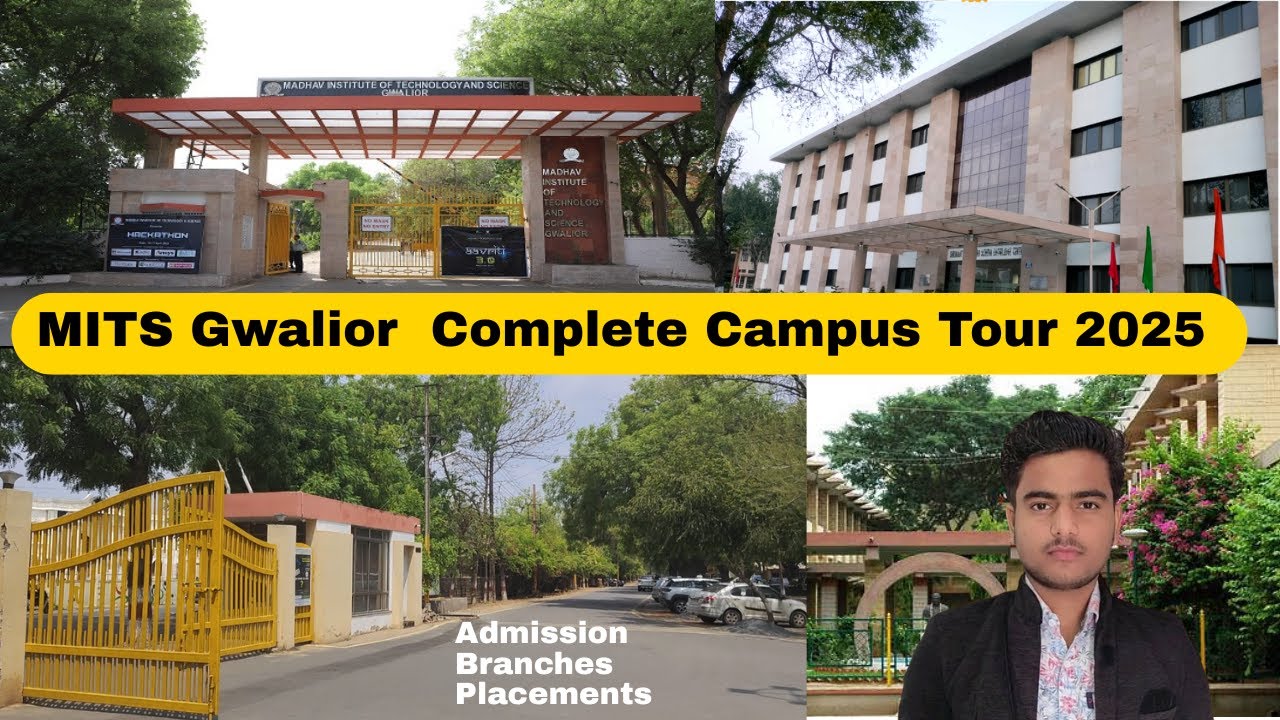 MITS Gwalior College Complete Campus Tour 🔥 | MP  Top Govt Engineering College | Krishnakant Awasthi