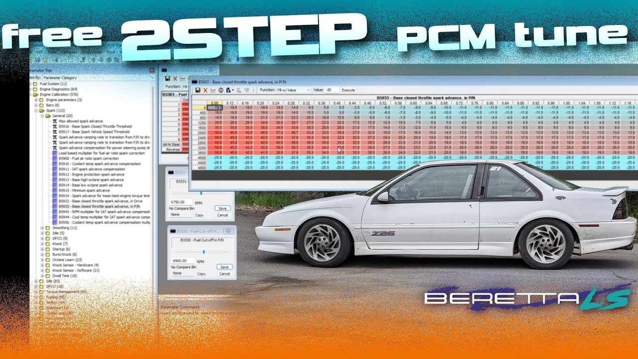 Zero-wiring 2step rev limiter with factory PCM in HPTuners/TunerPro - Beretta #LSswap