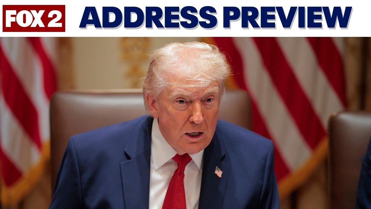 Предварительный фрагмент обращения президента Дональда Трампа к нации.