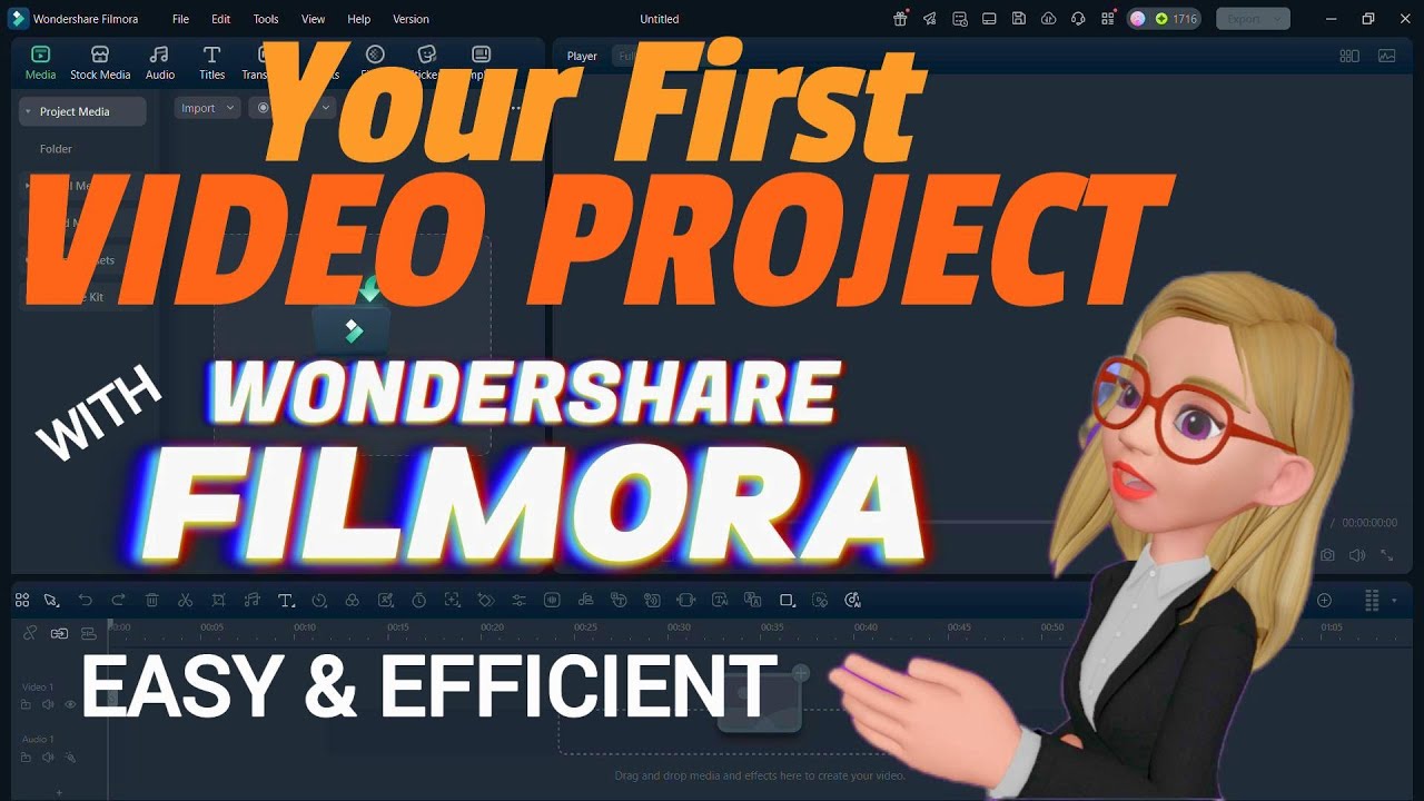 Make Your First Video Project Easily with Filmora 14 - Step by Step Guide