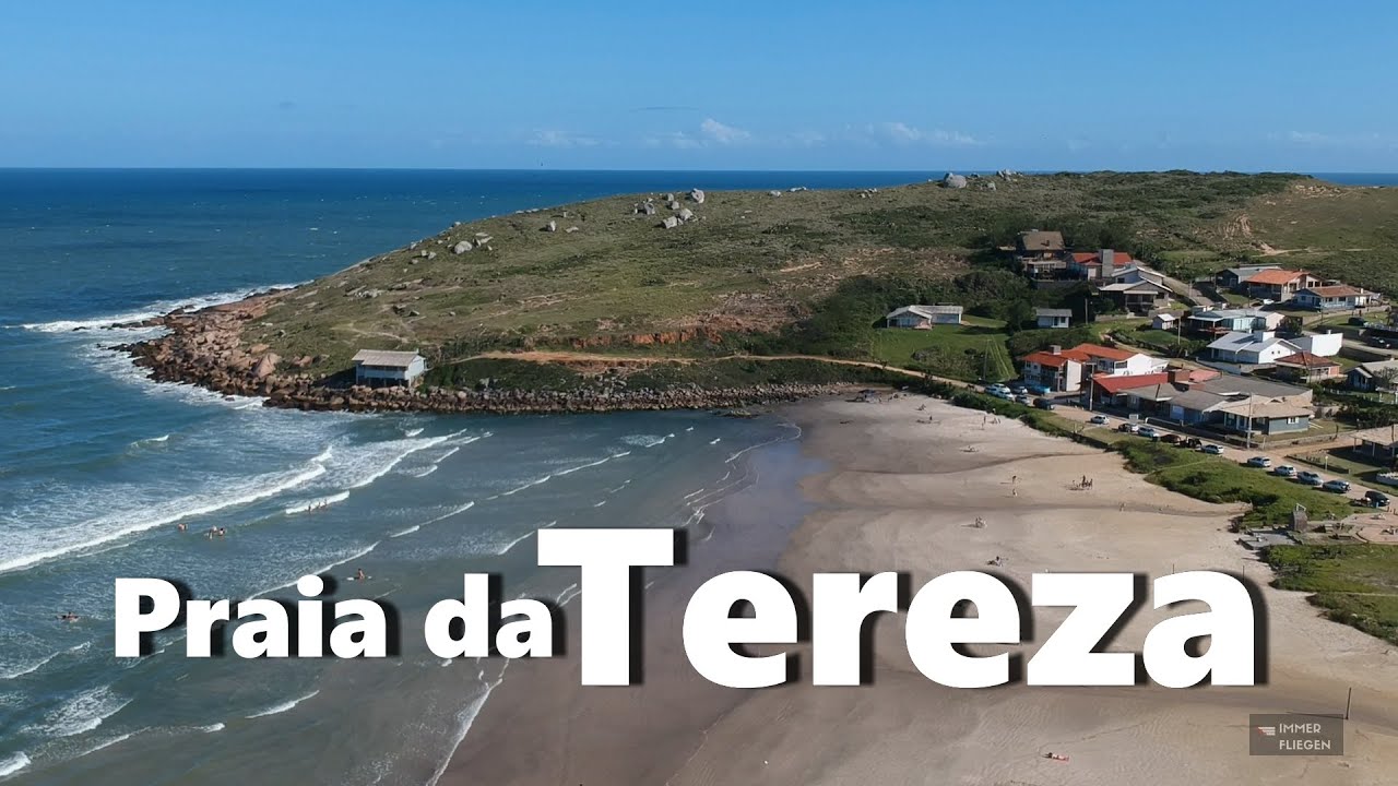 Voo sobre a Praia da Tereza, Laguna Santa Catarina (Dez 2020)