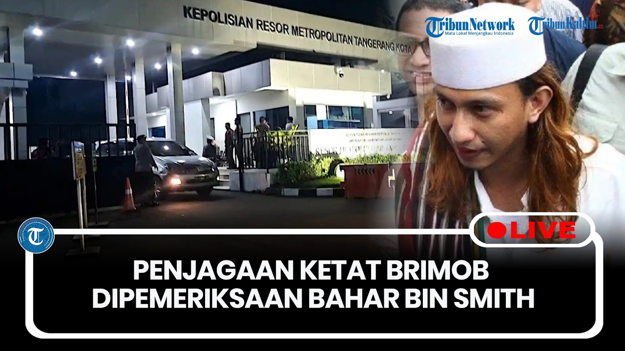 🔴LIVE: Penjagaan Ketat Brimob di Mapolres Tangerang Kota Saat Pemeriksaan Bahar Bin Smith