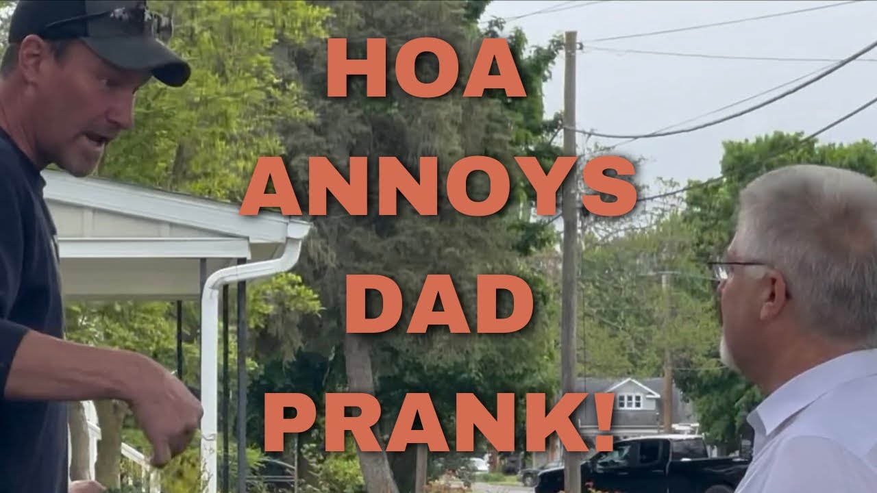 Neighbor From The HOA Over Analyzes Dad’s Property Prank!