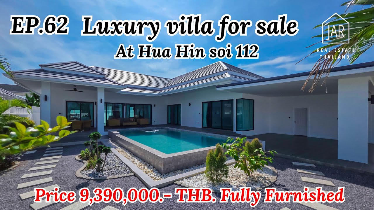 EP.62 LUXURY POOL VILLA FOR SALE AT HUA HIN SOI 112 LIMITED TIME OFFER! SPECIAL PRICE ONLY 9.39 MB.