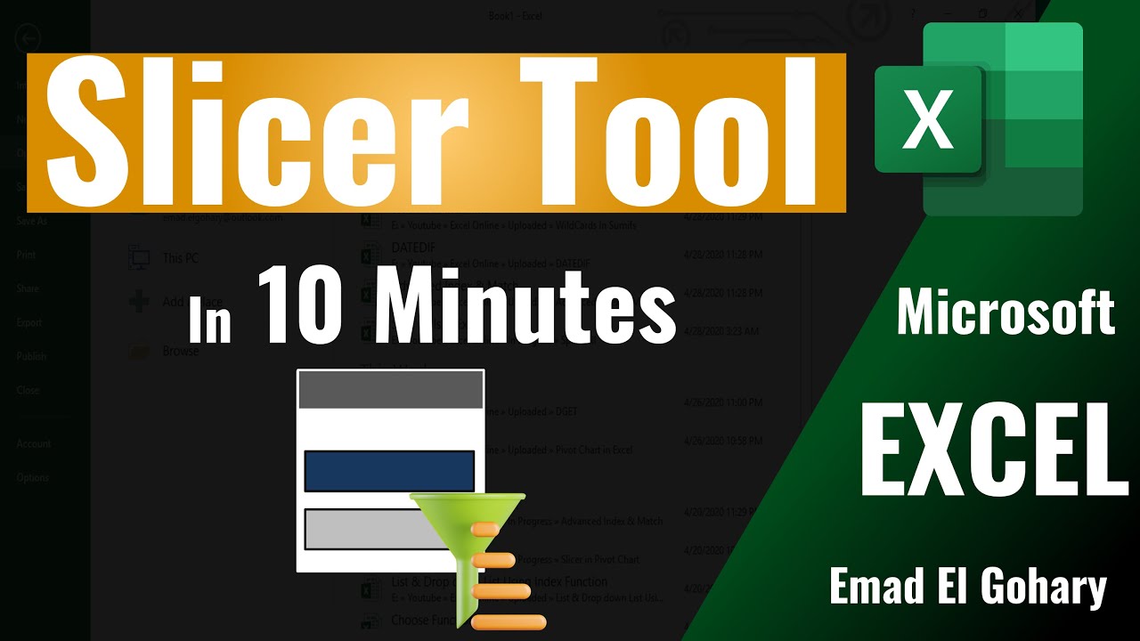 Slicer Tool in Excel | How to use the Advanced Filter Tool in Excel
