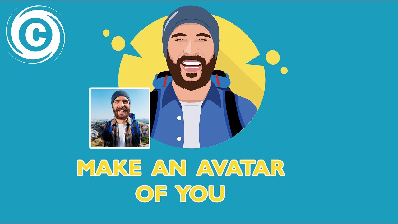 How To Designing a Flat Avatar | Flat icon |  Adobe Illustrator | Speed Art