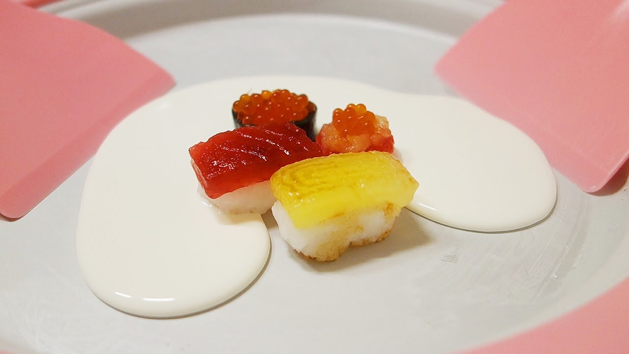 포핀쿠킨 스시로 철판 아이스크림 만들기 popincookin Sushi ICE CREAM ROLLS ASMR