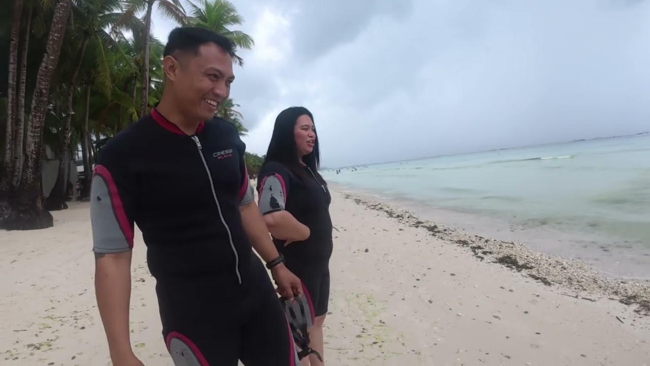 1st try scuba diving in boracay