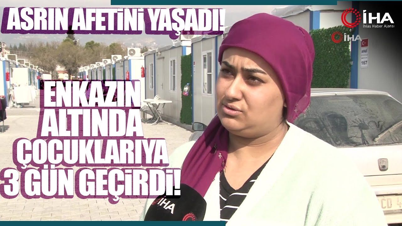 Enkaz Altında Kalan Anne Çocuklarını Emzirerek Hayatta Tuttu