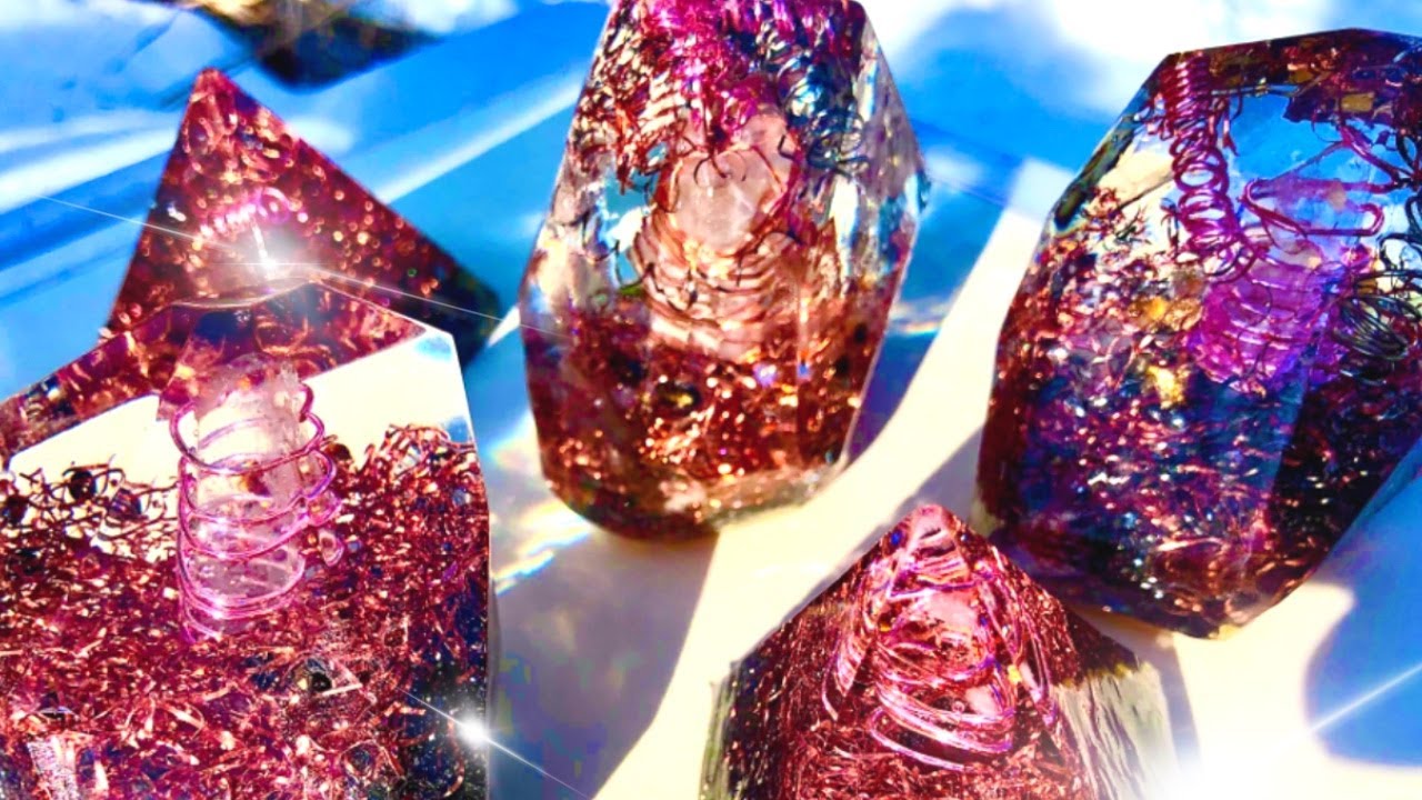 How To Make Orgonite Pyramids and Crystals with Resin