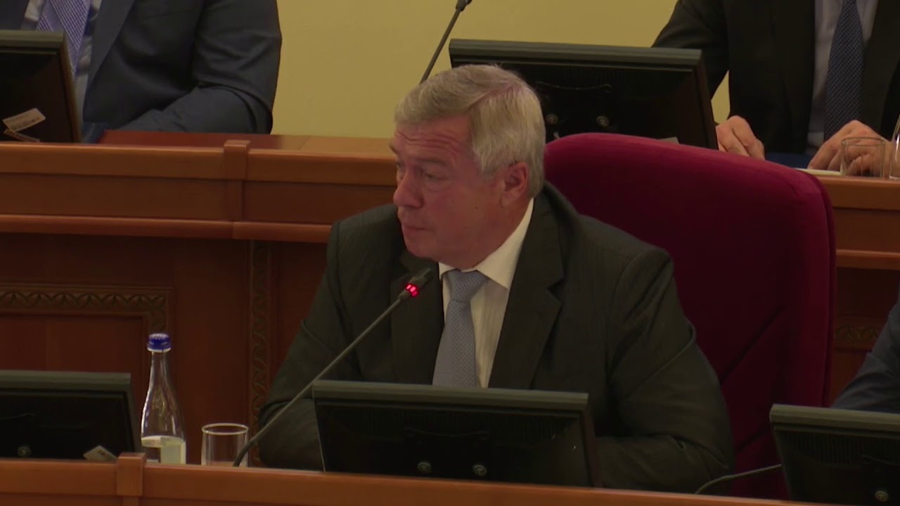 Губернатор Голубев наорал на главного ветинспектора Ростовской области