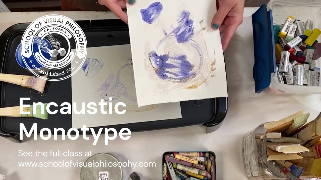 Encaustic Monotype ad