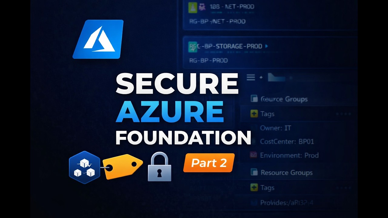 Building a Secure Azure Environment – Foundation Setup (Part 2)