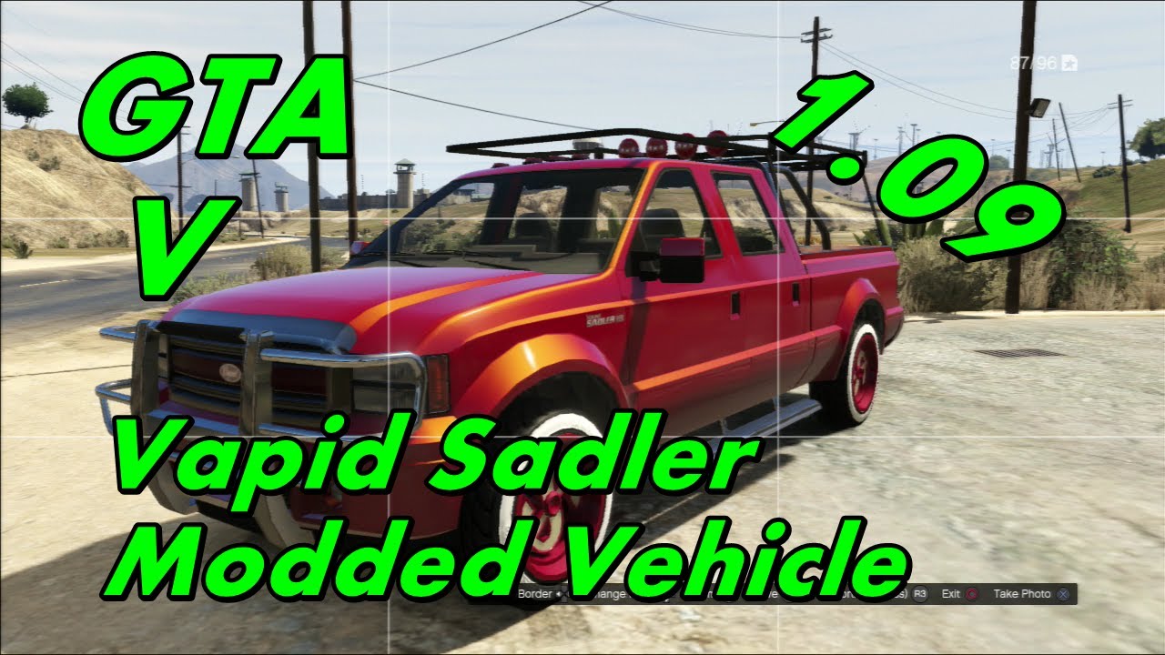 GTA V Online: Modded Vapid Sadler 1.09