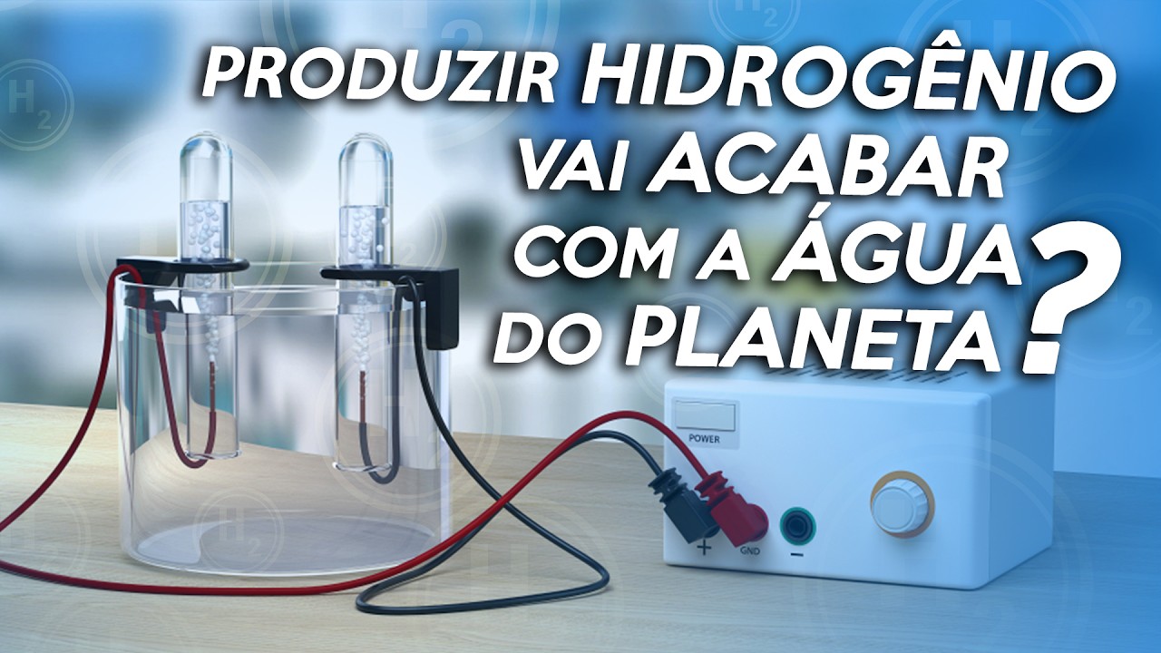 ELETRÓLISE da ÁGUA para HIDROGÊNIO! Vamos destruir a ÁGUA do mundo? A química por trás da ELETRÓLISE
