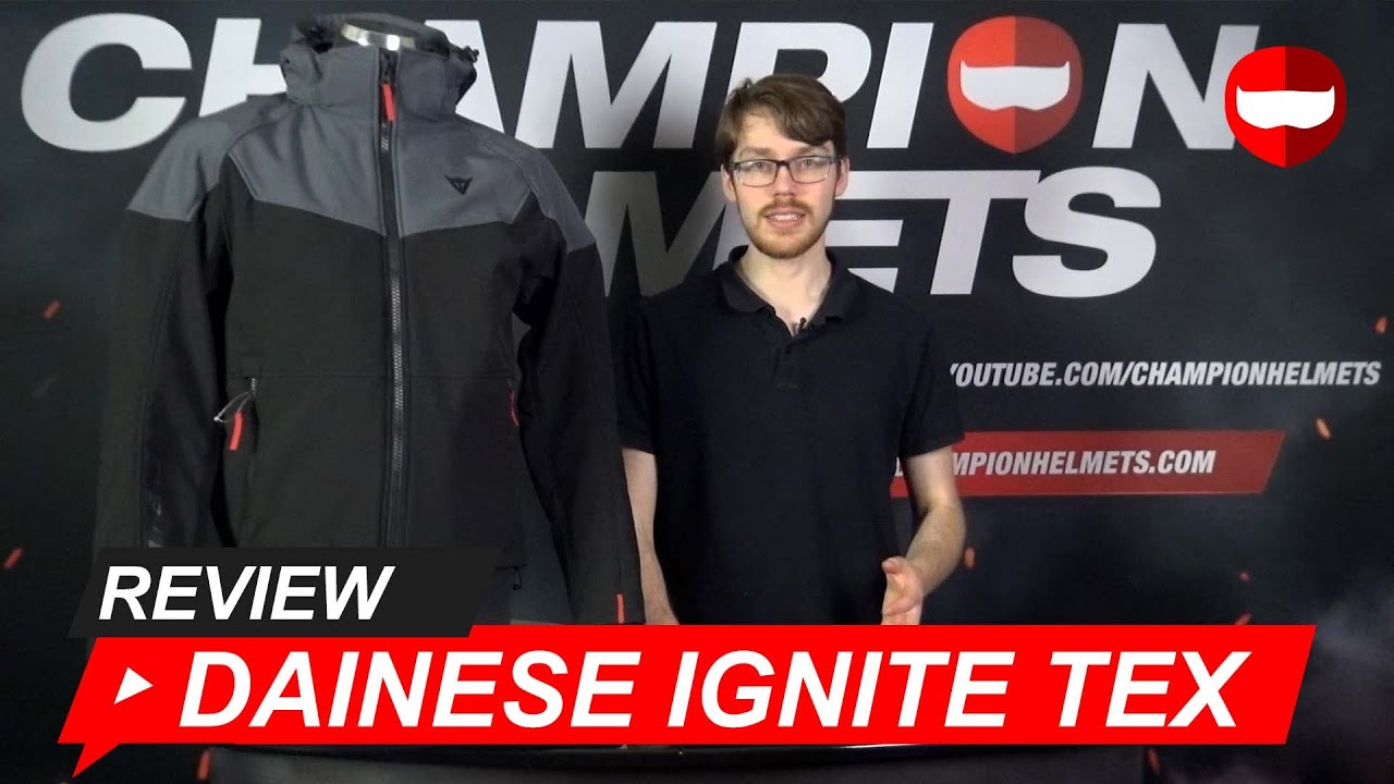 Dainese Ignite Tex Куртка Oбзор - ChampionHelmets.com