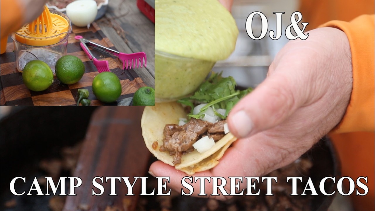 Multi Citrus Juicer At Camp OJ & Texas Style Street Tacos #asmr