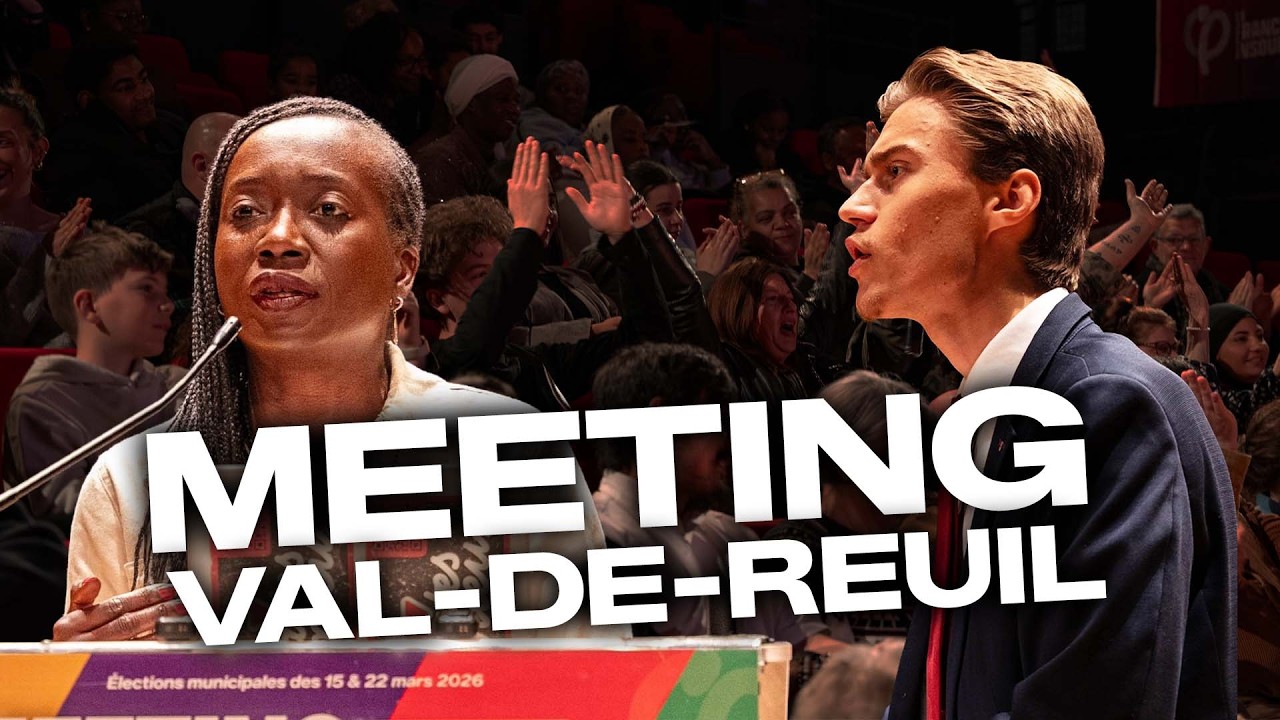 Meeting avec Nadège Abomangoli et Lény Rabotot à Val-de-Reuil