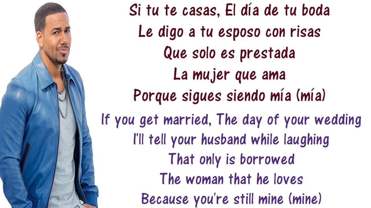 Romeo Santos - Eres Mia - Lyrics English and Spanish - You're Mine - Translation & Meaning