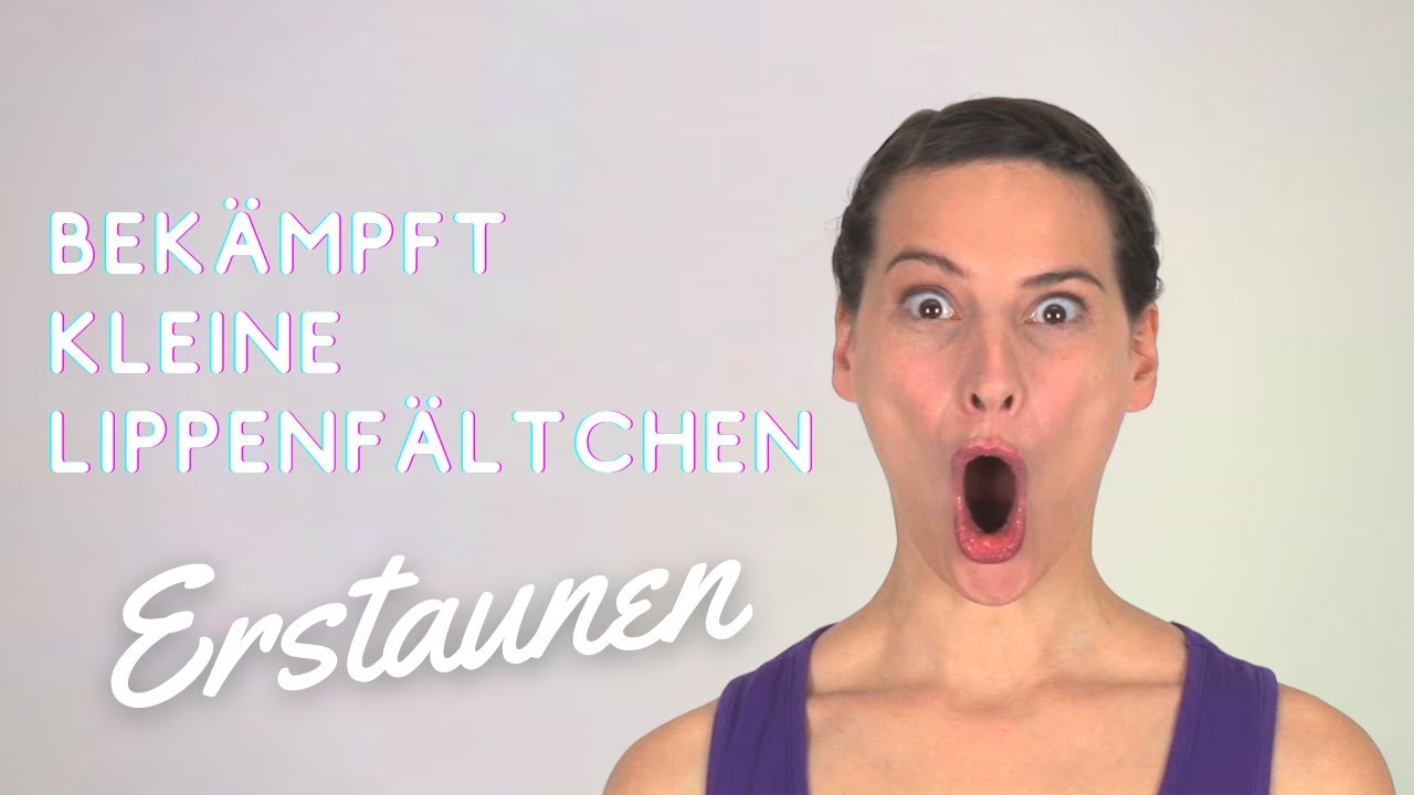 Gegen Lippenfalten & zur Kräftigung des Mundbereichs I Fitness für dein Gesicht