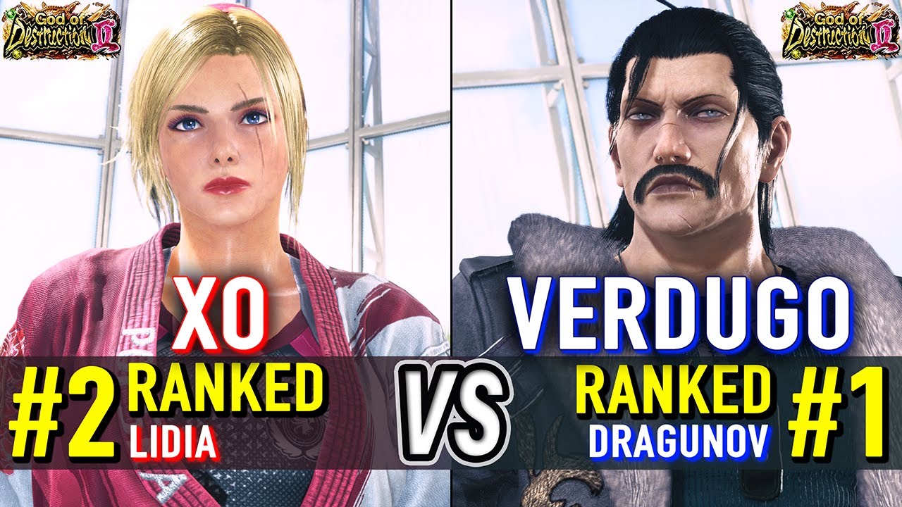 T8 🔥 XO (#2 Ranked Lidia) vs VERDUGO (#1 Ranked Dragunov) 🔥 Tekken 8 High Level Gameplay