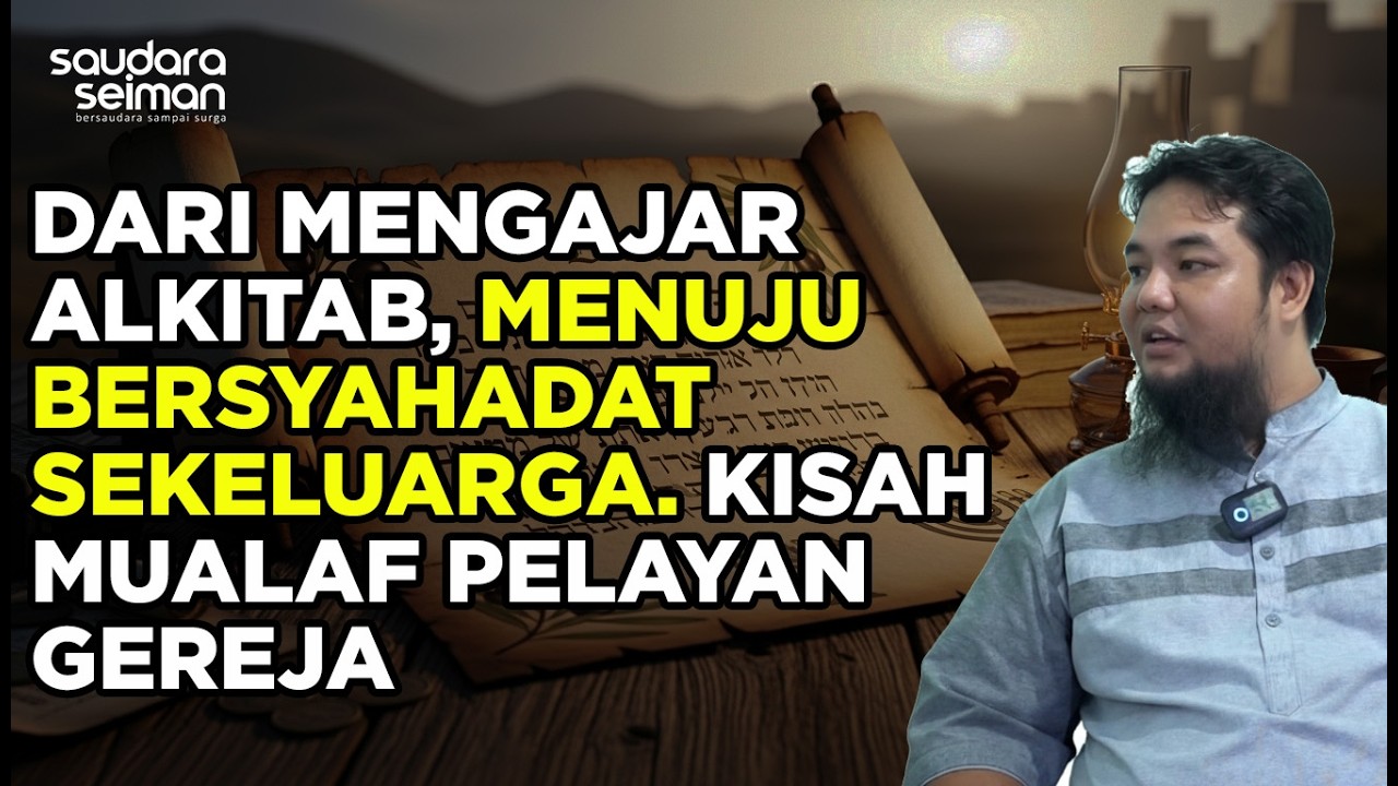 Mengajar Alkitab Bertahun-Tahun, Tapi Mualaf Ini Akhirnya Pilih Islam