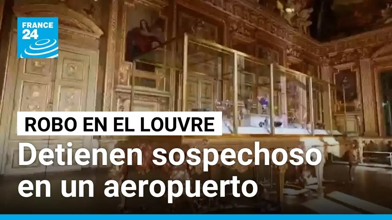 Francia: detenidos dos de los presuntos ladrones del Museo del Louvre
