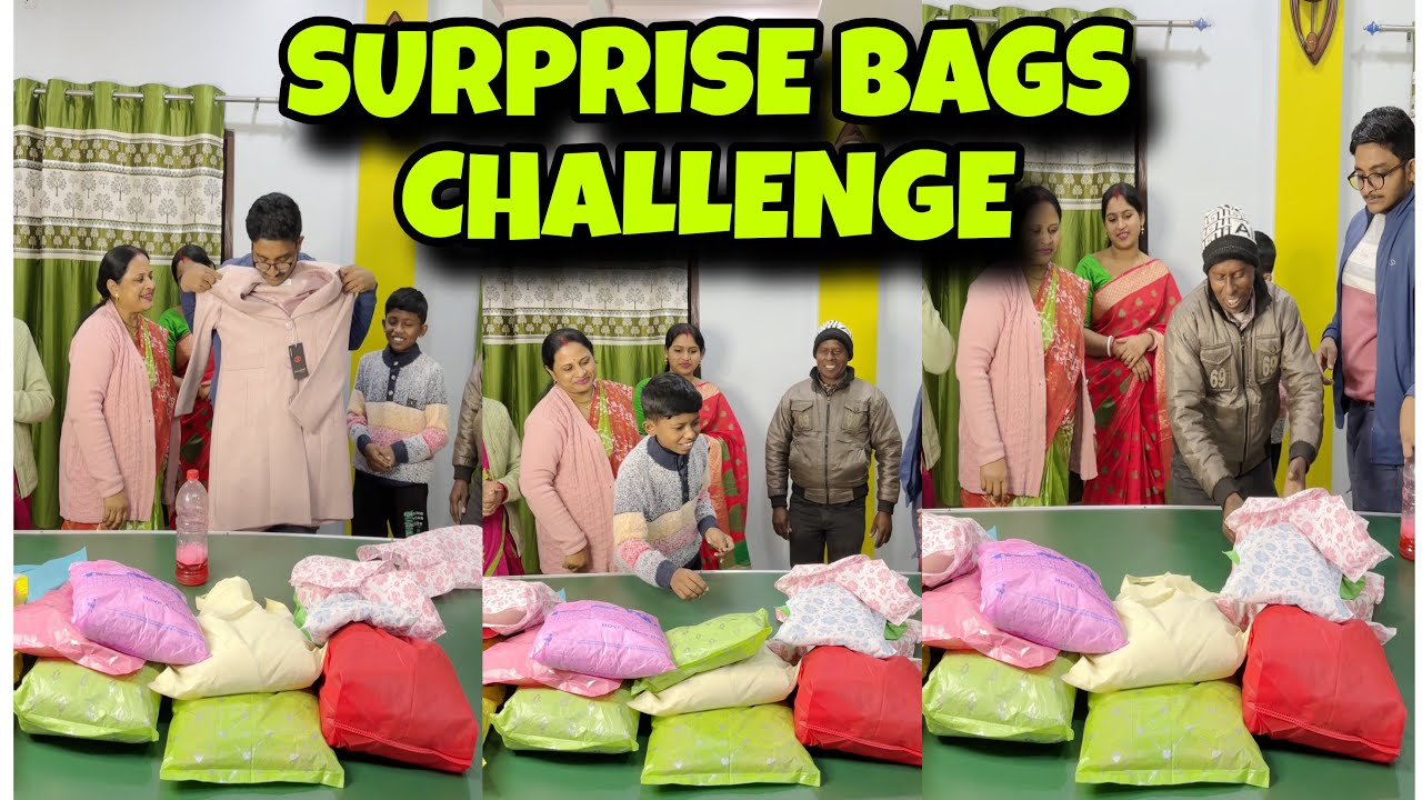 Flip The Bottle and Win Surprise Bags | New Funny Family Challenge Video | S Paul Family Challenges
