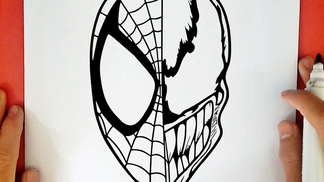 COMMENT DESSINER SPIDERMAN VS VENOM