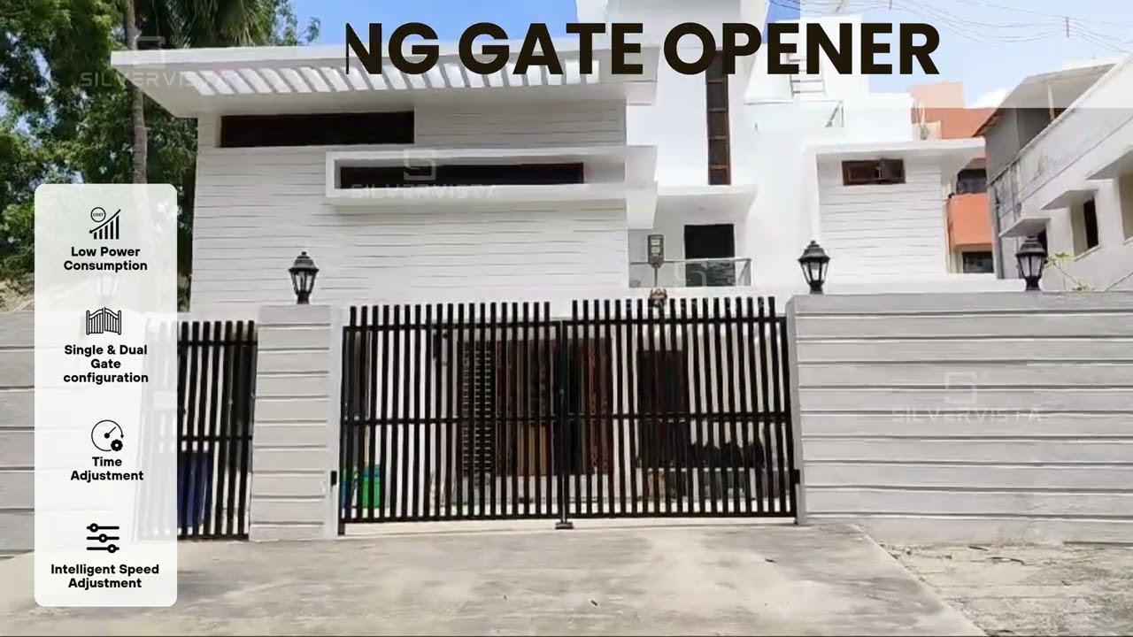 Automatic Swing Gate Opener Installation at a Premium Residence in Madurai!