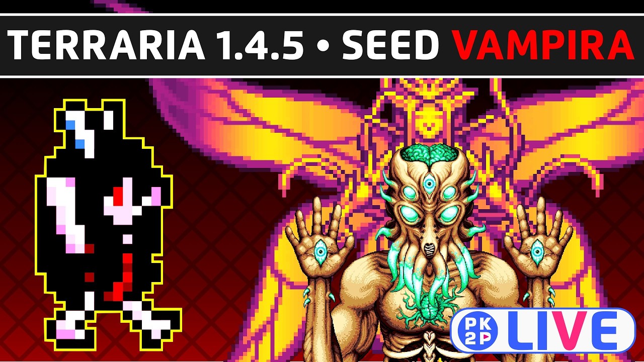 TERRARIA 1.4.5 🩸 Seed Vampírica + Summoner #25 OS Duelos Finais!