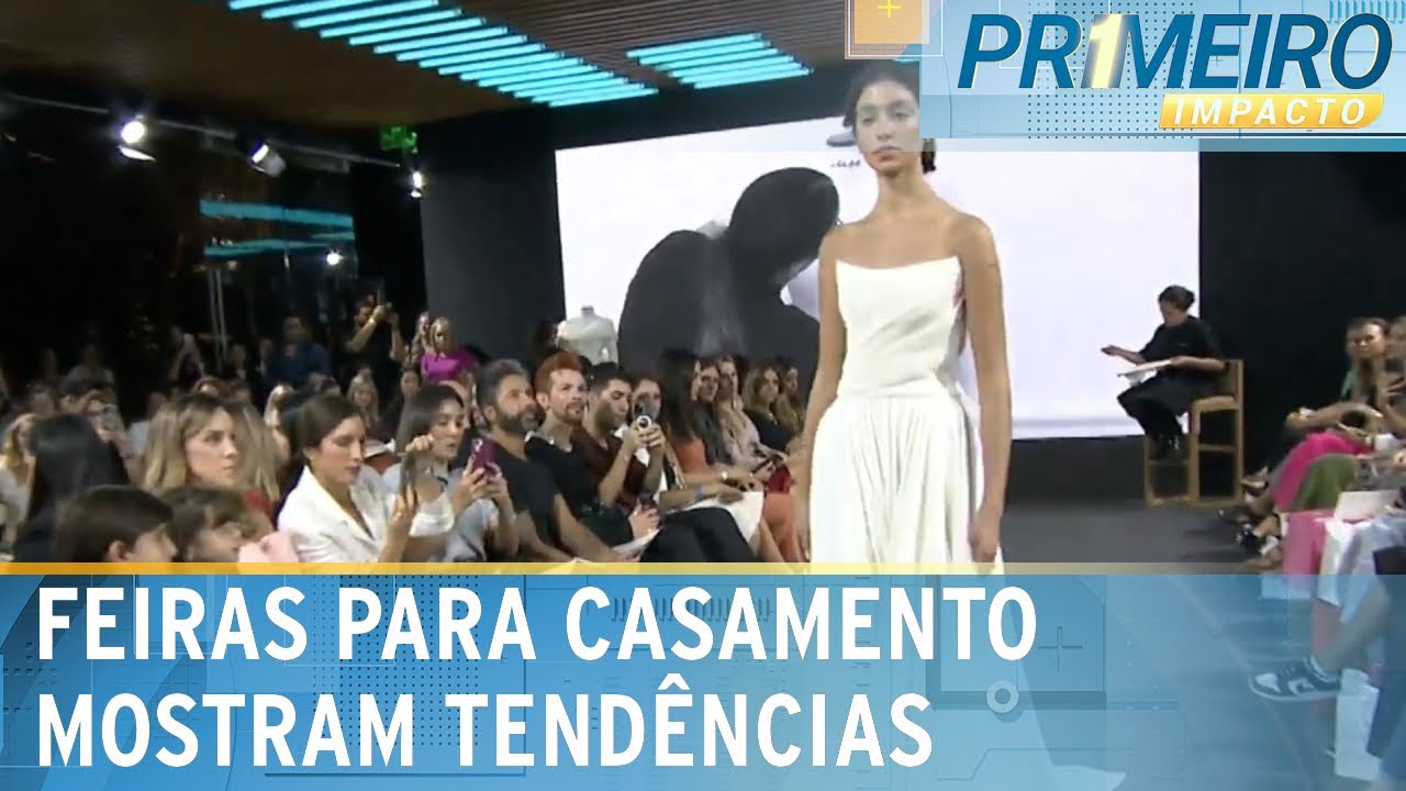 Mercado de noivas está em alta este ano, e espera 470 mil cerimônias | Primeiro Impacto (27/05/24)