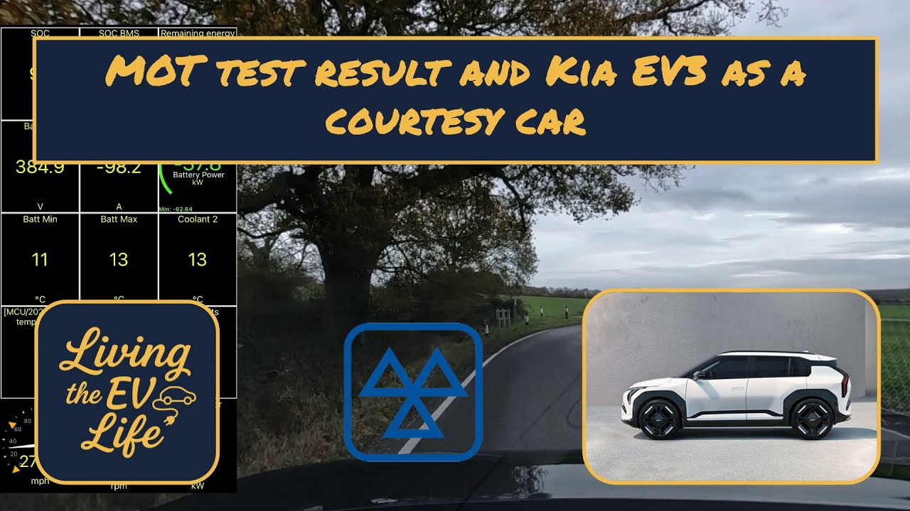 Took my Kia EV6 for an MOT test and had an EV3 for the day to test drive.