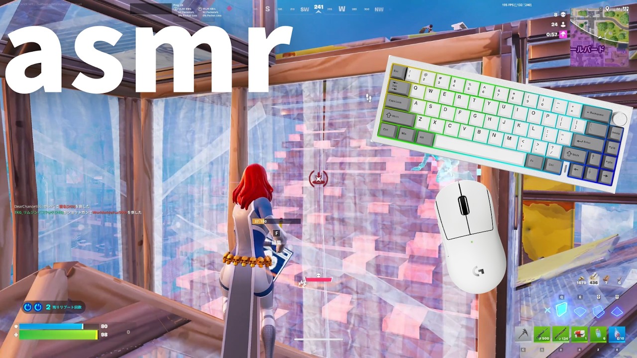 YUNZII AL68 ASMR Fortnite Reload 240FPS/4K フォートナイト/Fortnite