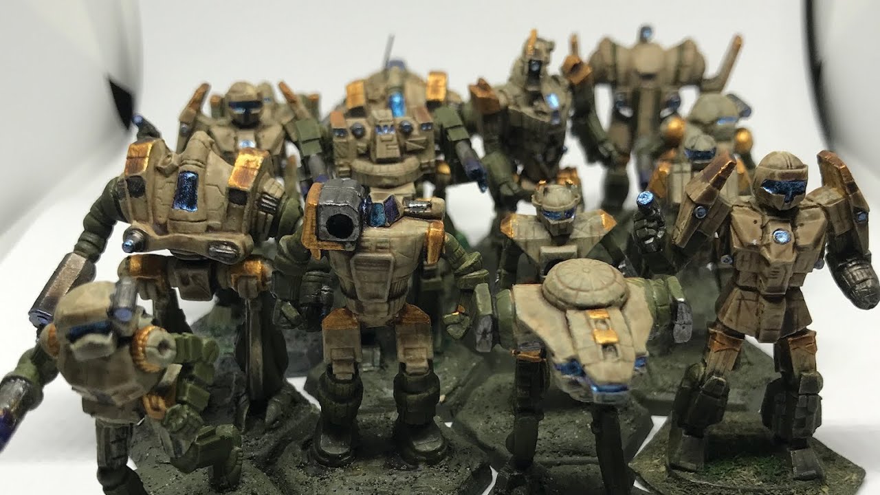 How to paint miniatures Battletech Warrior House Imarra Liao Capellan Confederation AWS-8Q Awesome