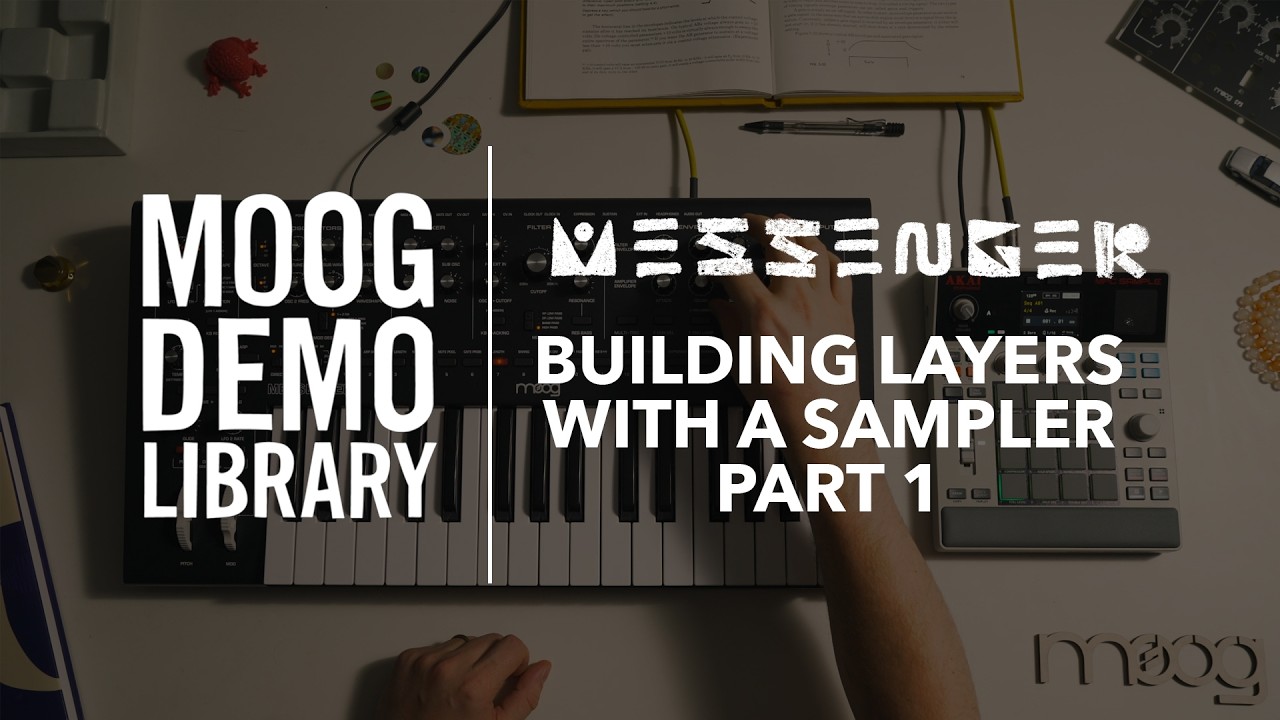 Moog Messenger x Akai Pro MPC Sample | Building Layers with a Sampler Pt. 1